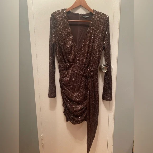 Fashion Nova | Dresses | Fashion Nova Party Seeker Sequin Mini Dress Size M Brown Long Sleeve Bodycon | Poshmark Fashion Nova | Dresses | Fashion Nova Party Seeker Sequin Mini Dress Size M Brown Long Sleeve Bodycon | Poshmark